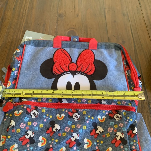 Disney Minnie Mouse Denim
Rainbow Backpack NWT - Picture 9 of 9